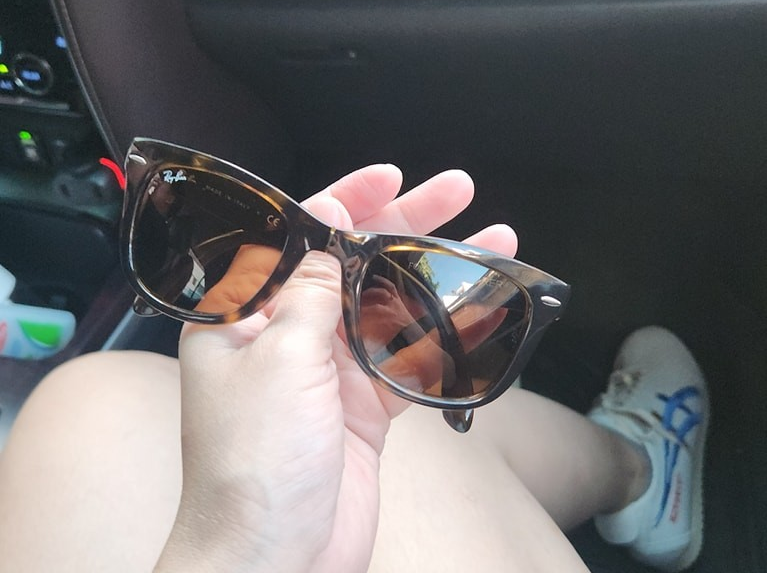 Rayban Wayfarer Folding Brown