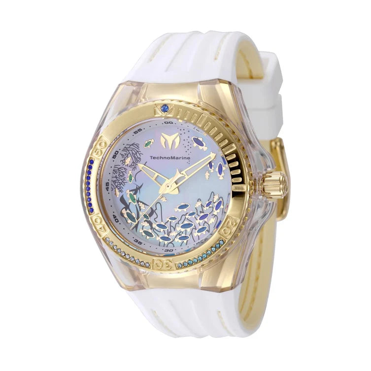 PRE ORDER: Technomarine Cruise Dream Unisex Watch w/ Mother of Pearl Dial Champagne. White