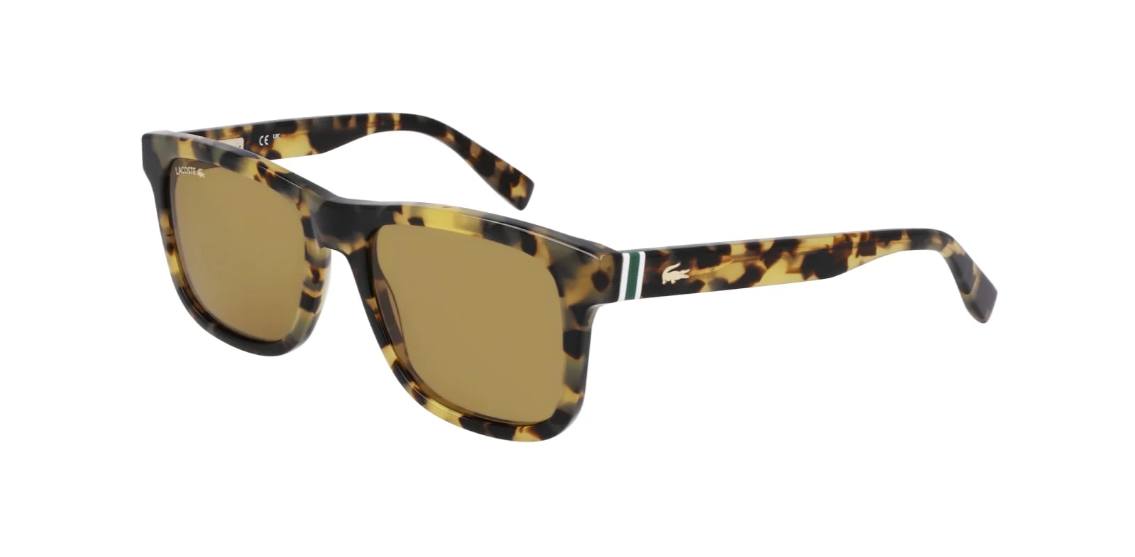 Lacoste Green Square Unisex Sunglasses