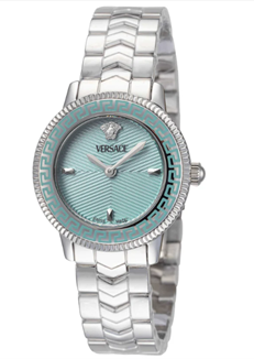 Versace V-Icon Quartz Turquoise Dial Women's Watch