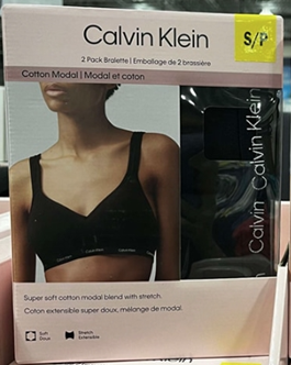 Calvin Klein Women’s Bralette, black Size Large