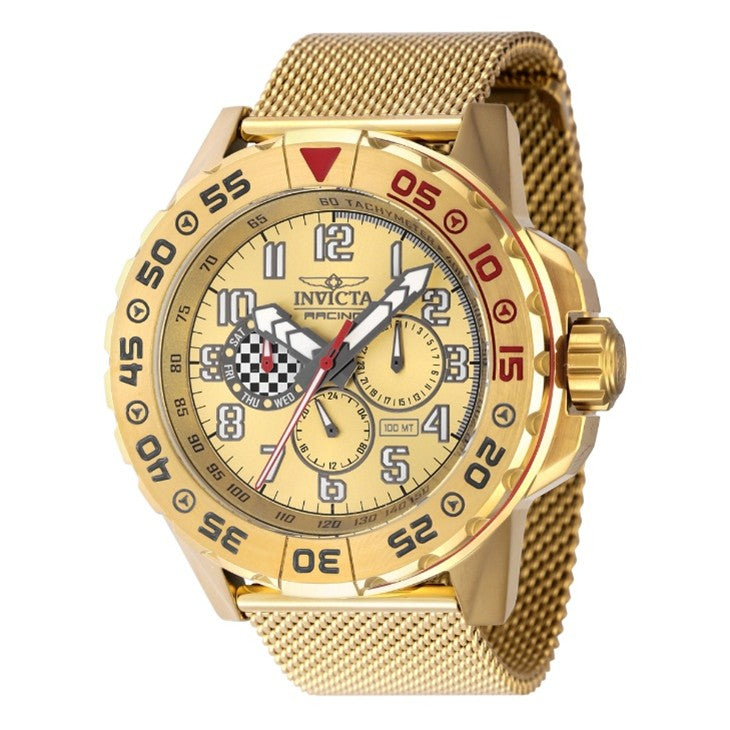 Invicta Racing Dynox Men Watch - 48mm, Gold