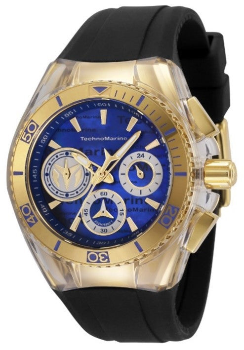 TechnoMarine Cruise California Unisex Watch w/ Mother of Pearl Dial - 40.57mm, Black