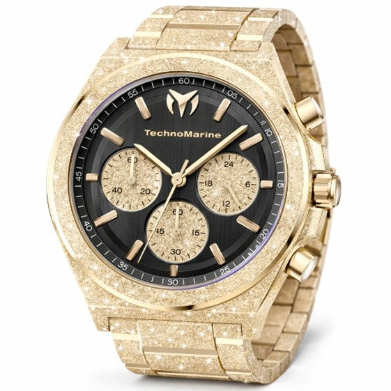Technomarine Ocean Emperor 43mm Black Dial Men's Quartz Watch