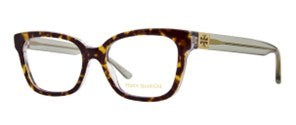 TORY BURCH WOMEN'S BROWN SQUARE OPTICALS