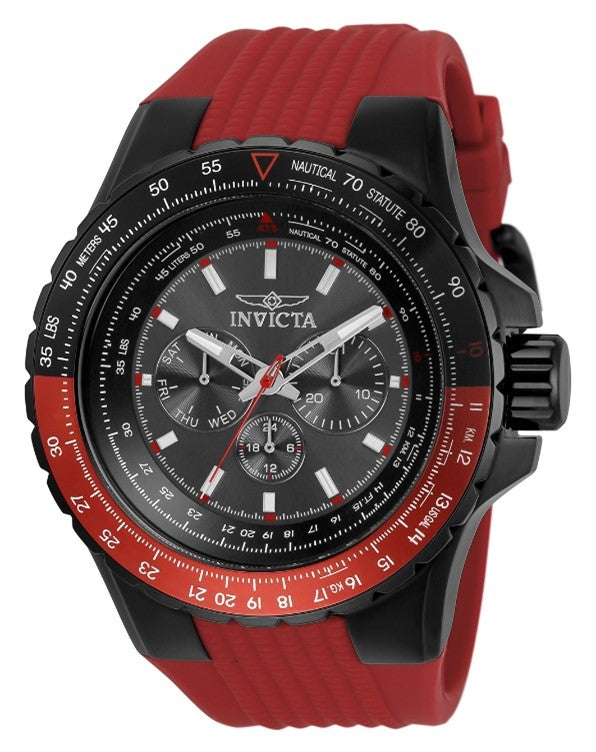 Invicta Aviator Men's Watch - 50mm , Red