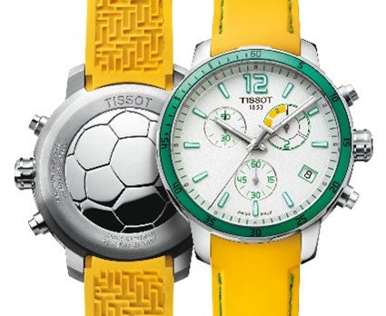 TISSOTQuickster Chronograph Soccer World Cup Men's Watch T0954491703701