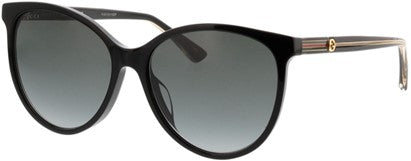 Gucci Grey Cat Eye Ladies Sunglasses