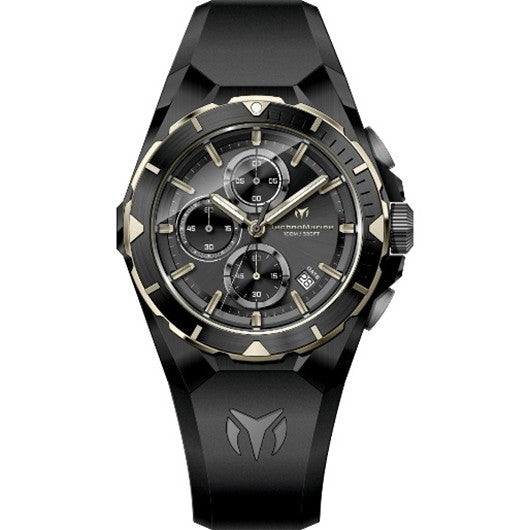 TechnoMarine Ocean Victory 41mm Quartz Black Dial Men's Watch