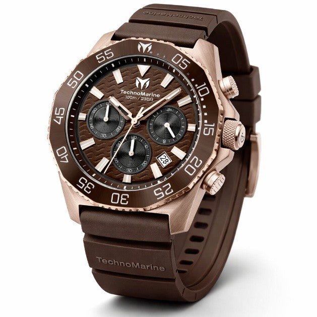 TechnoMarine Mare Vivo Men's Watch - 44mm, Brown