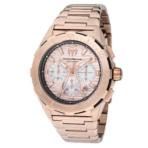TechnoMarine Seven Seas Men's Watch - 44mm, Rose Gold