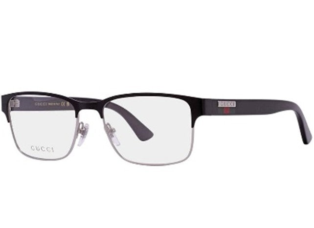 Gucci Demo Rectangular Men's Eyeglasses