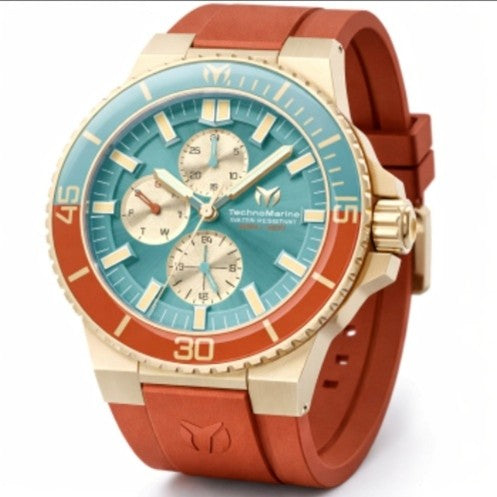 TechnoMarine La Pelagia Men's Watch - 43mm, Orange