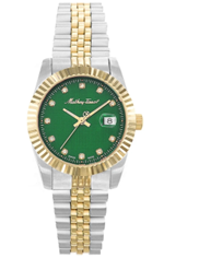 Mathey-Tissot Mathey III Quartz Crystal Green Dial Ladies Watch