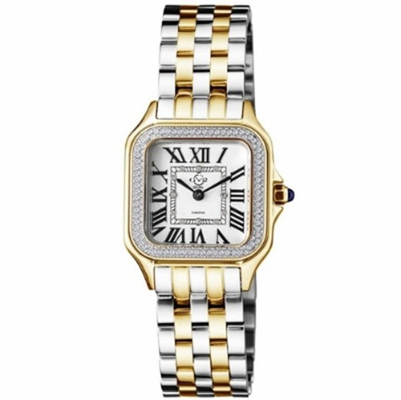 GV2 by Gevril Milan Diamond Quartz White Dial Women's Watch