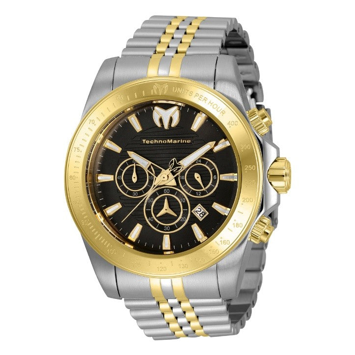 TechnoMarine Manta Grand Men's Watch - 47mm. Steel. Gold