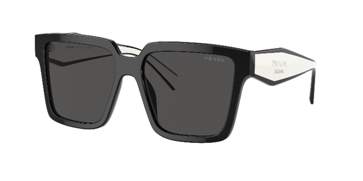 Prada Dark Grey Square Ladies Sunglasses