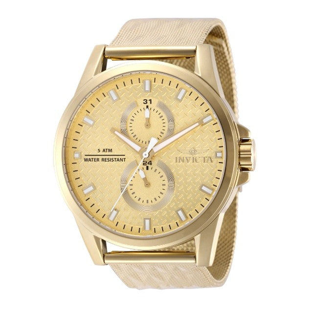 Invicta Vintage Tessellum Men's Watch - 44mm, Gold