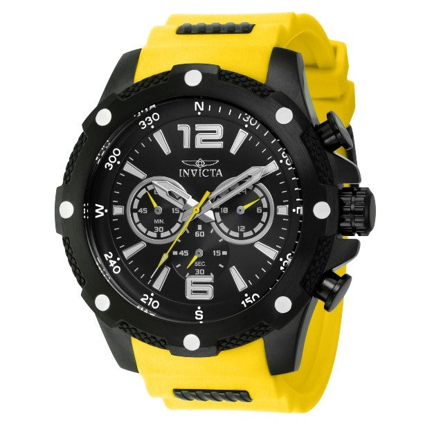 Invicta I-Force Men's Watch - 50mm, Black, Yellow