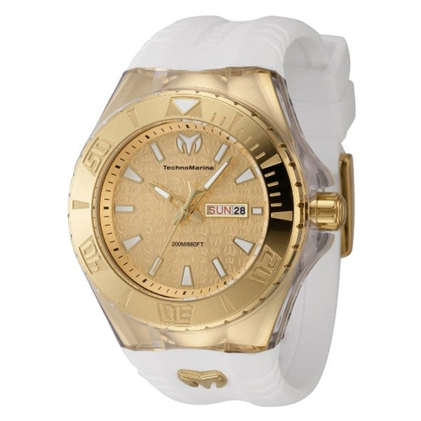 TechnoMarine Cruise Monogram Men's Watch - 47.8mm, White