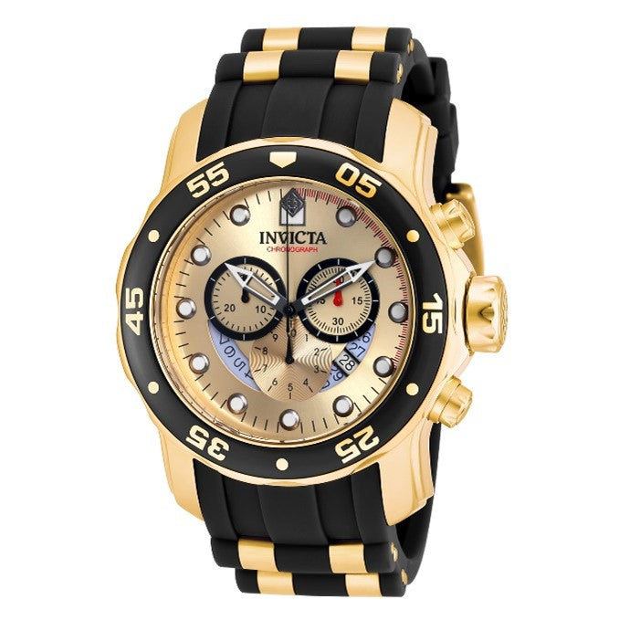 Invicta Pro Diver SCUBA Men's Watch - 48mm, Gold, Black