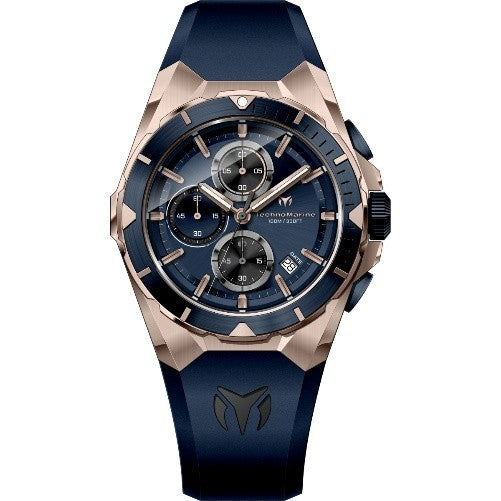 TechnoMarine Ocean Victory Men's Watch - 41.3mm, Dark Blue