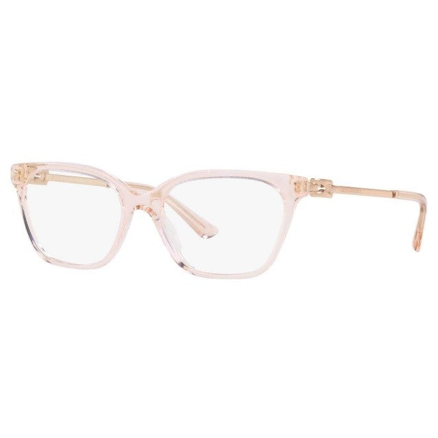 Bulgari Women's Pink Rectangular Opticals