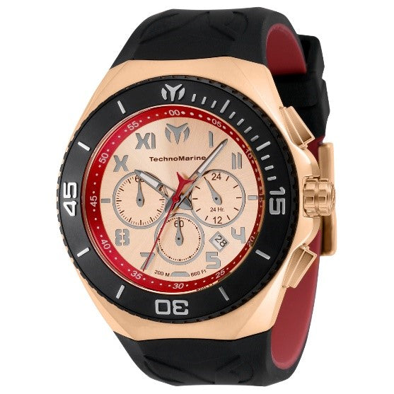 TechnoMarine Manta Ocean Men's Watch - 48mm, Black, Red