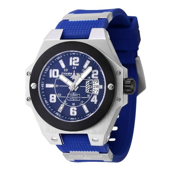 Chase Durer Conquest Automatic Men's Watch - 48mm, Blue, Steel