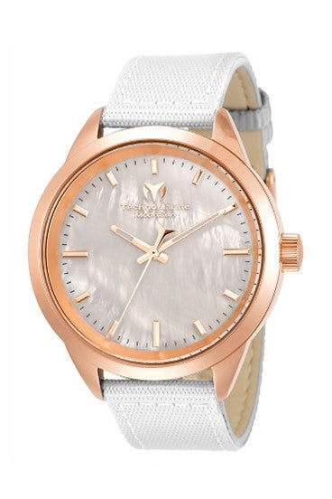 TechnoMarine MoonSun Women's Watch w/ Mother of Pearl Dial - 40mm, White