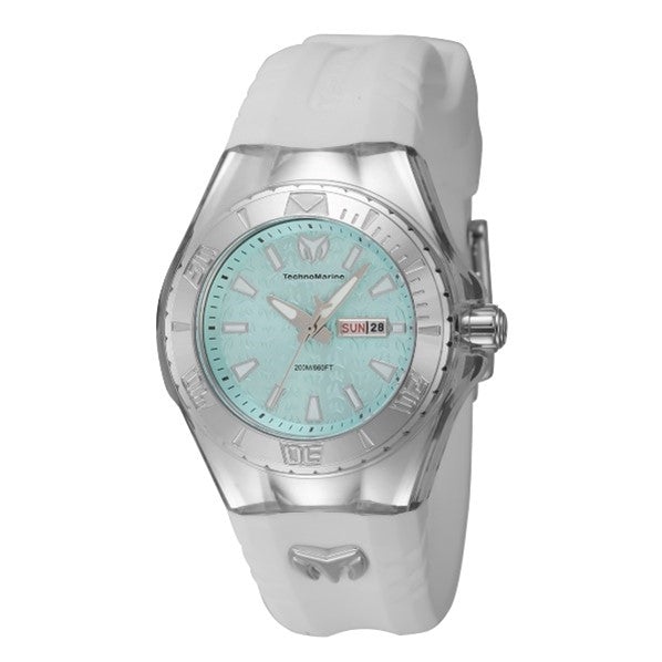 TechnoMarine Cruise Monogram Women's Watch - 36.5mm, White