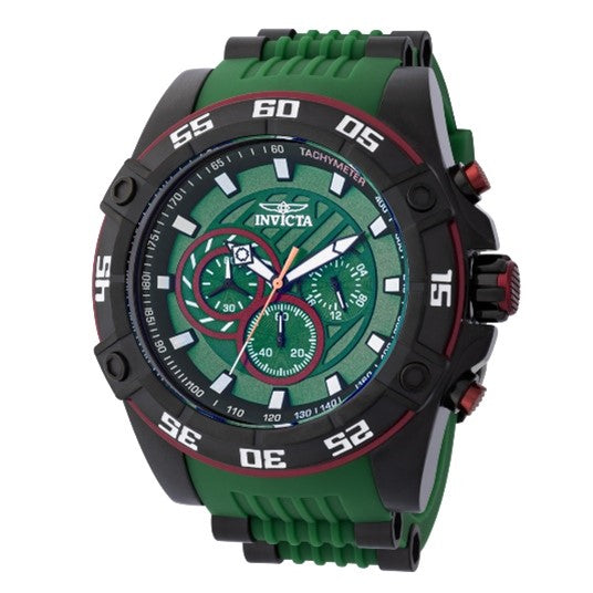 Invicta Speedway Men's Watch - 52mm, Green, Black
