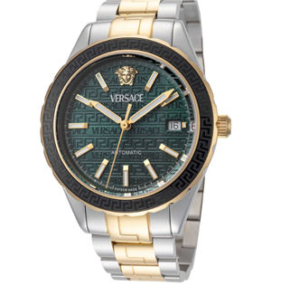 Versace Hellenyium Automatic Green Dial Men's Watch