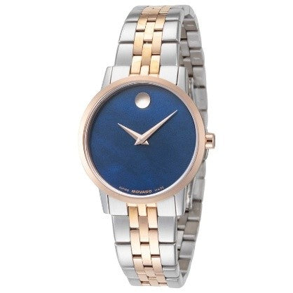 Movado Museum Quartz Blue Mother-of-Pearl Women's Watch