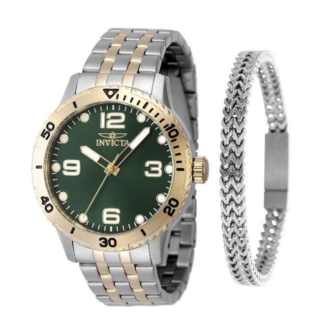Invicta Specialty Men's Watch - 42mm, Gold, Steel With Bracelet Set