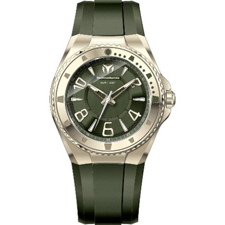 TechnoMarine Lusso Mare Men's Watch - 44mm, Olive Green