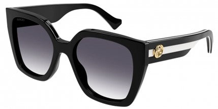 Gucci Grey Gradient Oversized Ladies Sunglasses