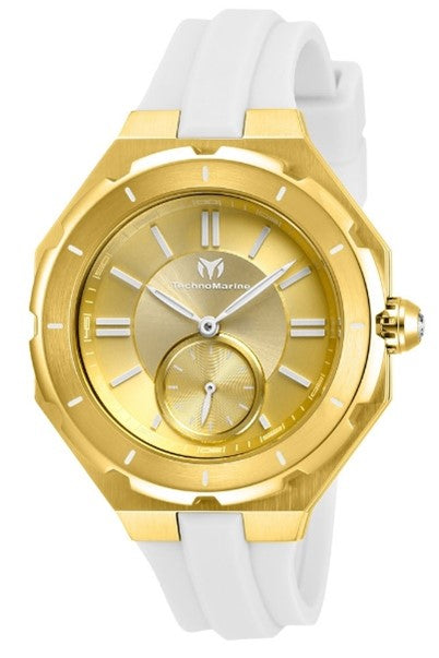 TechnoMarine Cruise Sea Swiss Ronda 1069 Caliber Women's Watch - 37.5mm, White