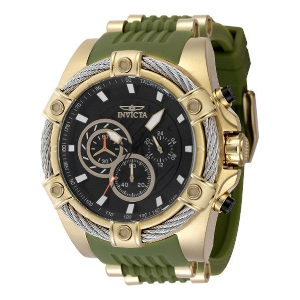 Invicta Bolt Men's Watch - 52mm, Green, Gold