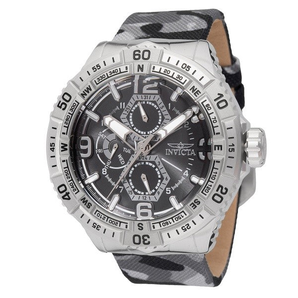 Invicta Coalition Forces Men's Watch - 49mm, Camouflage, Grey, Black