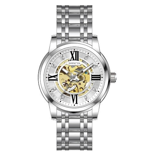 Invicta Objet D Art Automatic Men's Watch w/ Skeleton Dial - 41mm, Silver