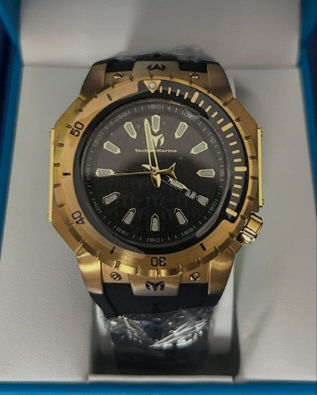 Technomarine Manta Sea Quartz Black Dial Men's Watch