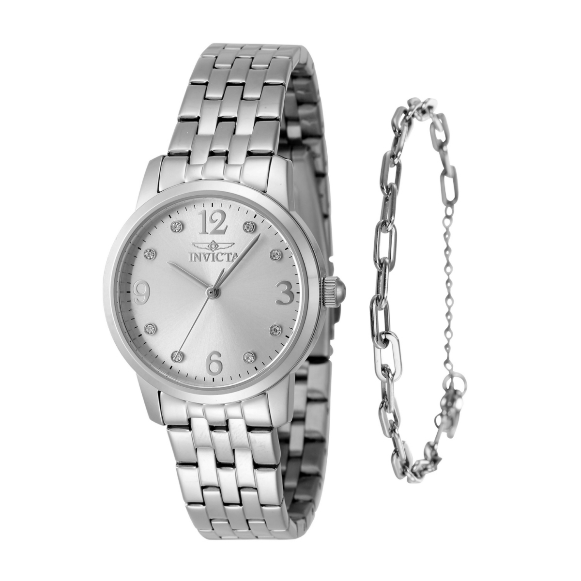 Invicta Angel Women's Watch - 32mm, Steel With Bracelet Set