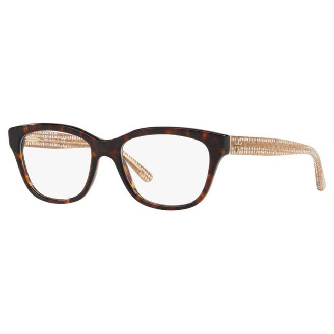 Tory Burch Women's Brown Rectangular Opticals