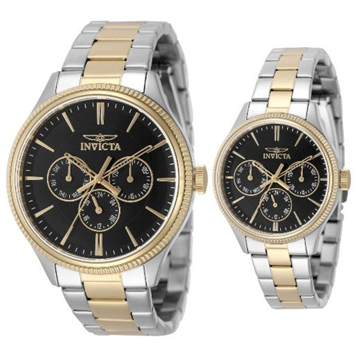 Invicta Specialty Women's & Men's Watch Set - 42mm & 34mm, Gold, Steel