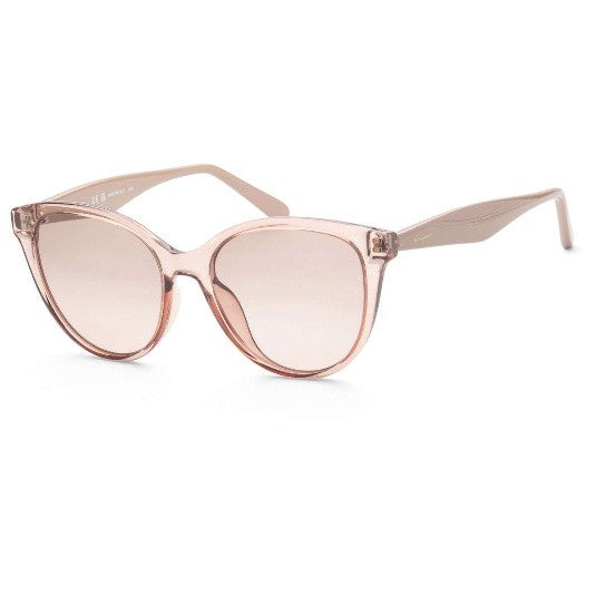 Ferragamo Women's Beige Cat-Eye Sunglasses