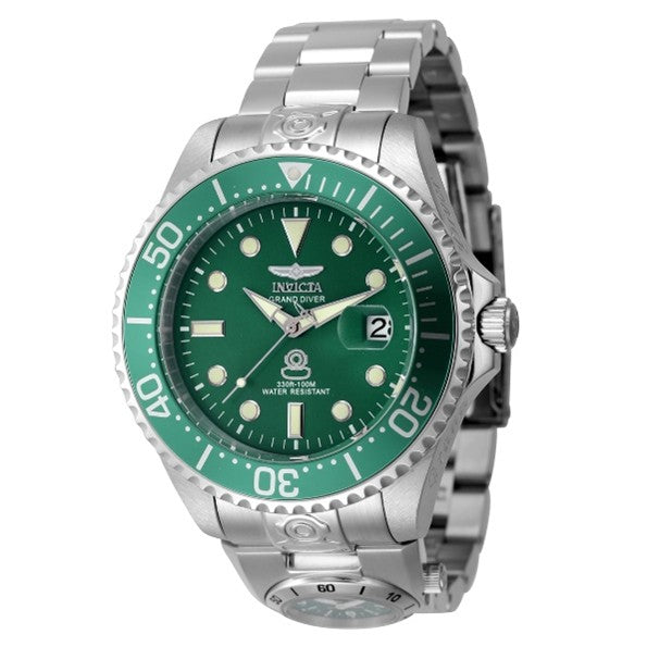 Invicta Dual Time Grand Diver Automatic Men's Watch - 47mm, Steel