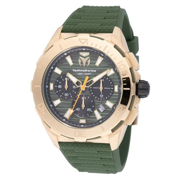 TechnoMarine Seven Seas Men's Watch - 44mm, Olive Green