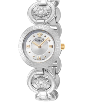 Versace Greca Jewel Quartz Silver Dial Women's Watch