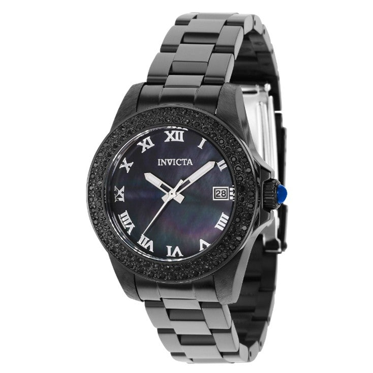 Invicta Angel Women's Watch w/ Mother of Pearl Dial - 34mm, Black